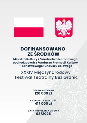 Dofinansowano ze środków Ministra Kultury i Dziedzictwa Narodowego  pochodzących z Funduszu Promocji Kultury – państwowego funduszu celowego